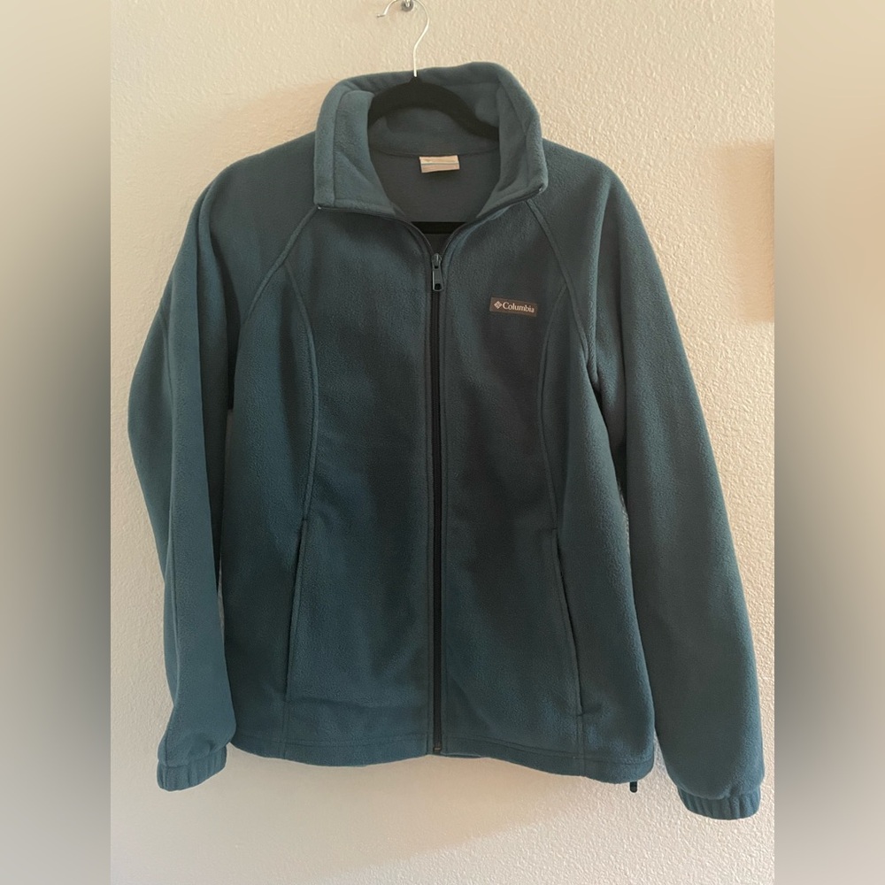 Columbia Dark Teal Sherpa Fleece Pullover